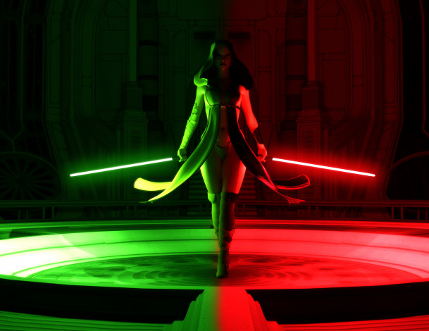 Обои картинки фото 3д графика, фантазия , fantasy, взгляд, девушка, фон