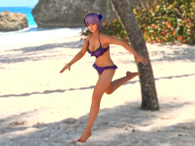 Обои картинки фото 3д графика, люди , people, фон, взгляд, девушка