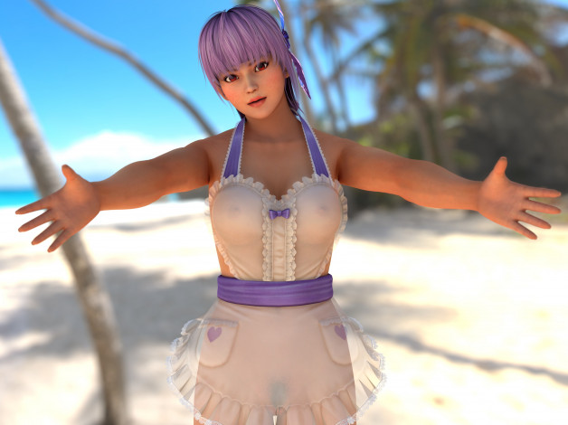 Обои картинки фото 3д графика, люди , people, фон, взгляд, девушка