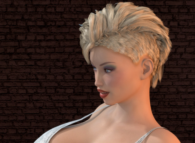 Обои картинки фото 3д графика, портрет , portraits, фон, взгляд, девушка