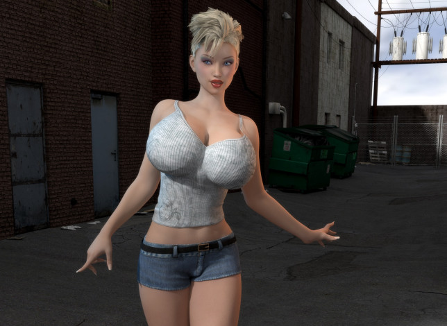 Обои картинки фото 3д графика, люди , people, фон, взгляд, девушка