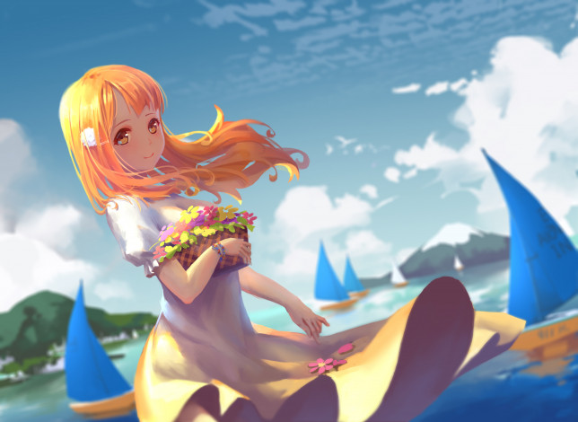 Обои картинки фото аниме, love live,  school idol project, love, live