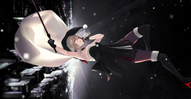 Обои картинки фото аниме, fate, stay night, девушка