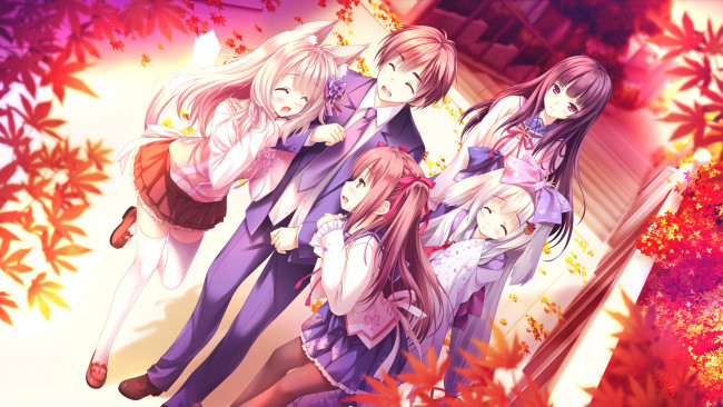 Обои картинки фото аниме, unknown,  другое , yorite, konoha, wa, kurenai, ni