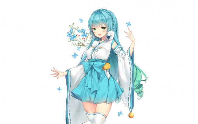 Обои картинки фото аниме, unknown,  другое , девушка, взгляд, фон