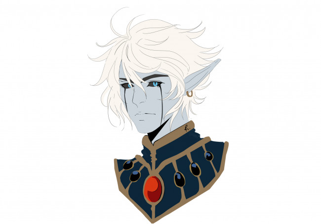 Обои картинки фото аниме, животные,  существа, эльф