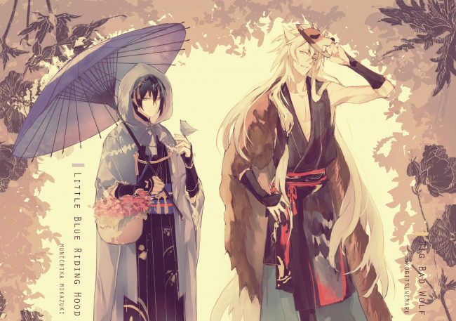 Обои картинки фото аниме, touken ranbu, парни