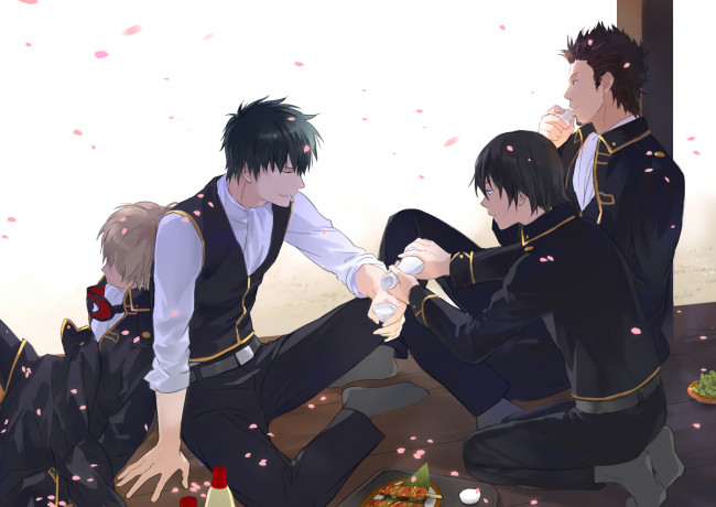 Обои картинки фото аниме, gintama, гинтама