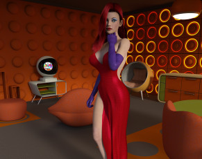 Картинка 3д+графика люди+ people фон взгляд девушка