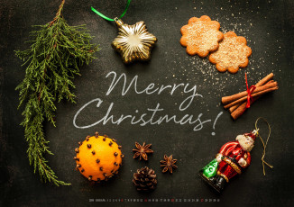 Картинка календари праздники +салюты печенье игрушка ветка шишка