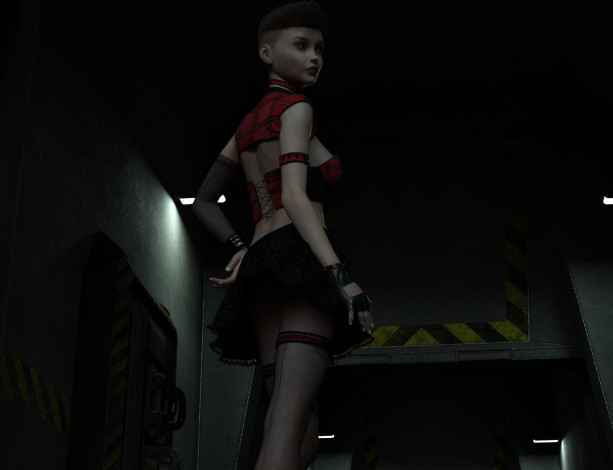 Обои картинки фото 3д графика, люди , people, фон, взгляд, девушка