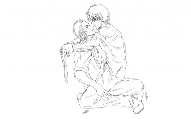 Обои картинки фото рисованное, кино,  мультфильмы, гарри, поттер, драко, малфой, стул