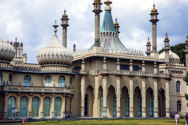 Обои картинки фото royal pavilion, brighton, united kingdom, города, - здания,  дома, royal, pavilion, united, kingdom