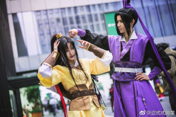 обоя девушки, - креатив,  косплей, цзянь, чэн, цзинь, лин, костюмы