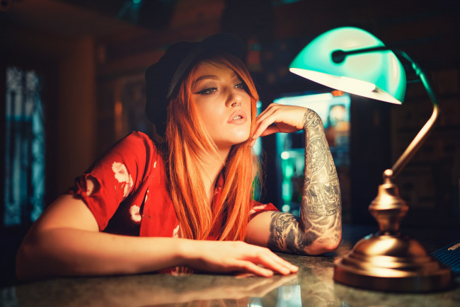 Обои картинки фото девушки, - рыжеволосые и разноцветные, девушка, красивая, супер, секси, няша, нежная, классная, модница, лапочка, мадам