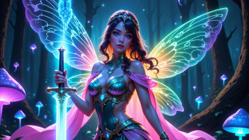 обоя фэнтези, феи, нейросети, графика, нейроарт, ai, art, нейронные, сети, рисунки, нейро, искусство, нейрографика, graphics, neuroart, neural, networks, drawings, neuro, neurography