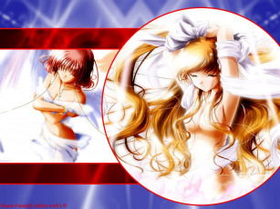 Картинка аниме angels demons девушка крылья ангел