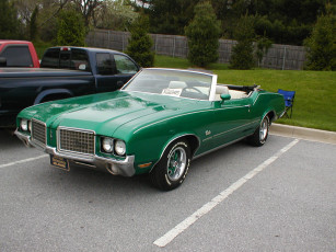 Картинка oldsmobile cutlass convertible 1972 автомобили