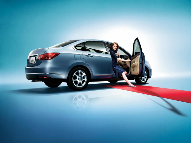 Обои картинки фото nissan, bluebird, sylphy, japanese, version, автомобили, datsun