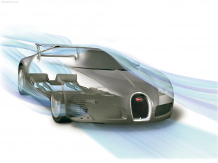 Картинка bugatti veyron 2005 автомобили 3д
