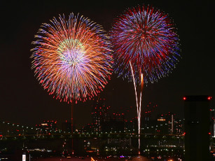 Картинка разное салюты фейерверки