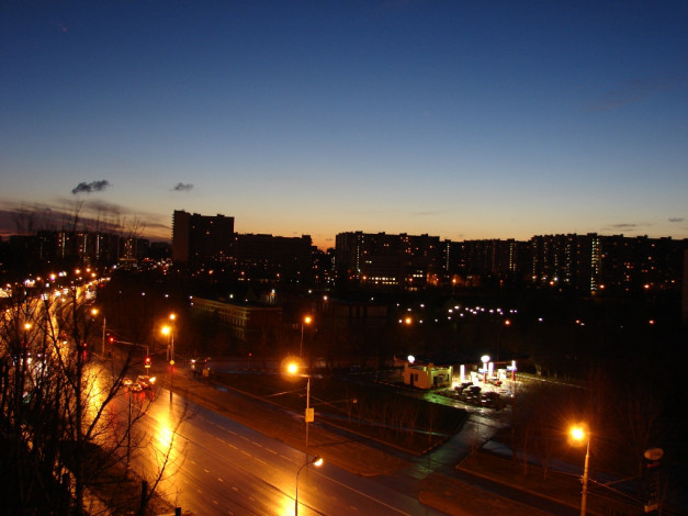 Обои картинки фото города, огни, ночного