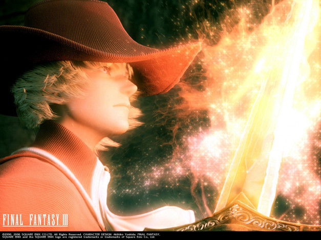 Обои картинки фото final, fantasy, iii, видео, игры