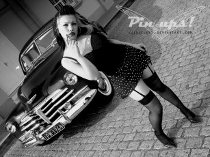 Картинка автомобили авто девушками