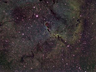 Картинка ic 1396 космос галактики туманности