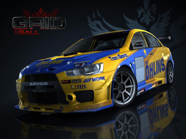 Обои картинки фото race, driver, grid, ball, видео, игры