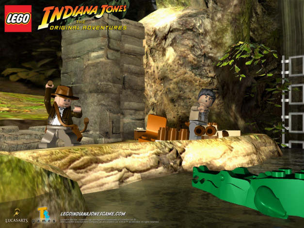 Обои картинки фото видео, игры, lego, indiana, jones, the, original, adventures