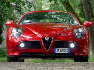 Картинка alfa romeo 8c competizione автомобили