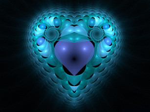 Картинка 3д графика fractal фракталы абстракция узор