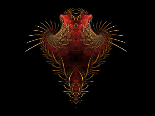 Картинка 3д графика fractal фракталы абстракция узор