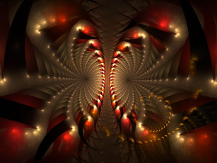 Картинка 3д графика fractal фракталы узор абстракция