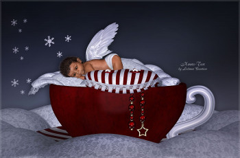 Картинка 3д графика angel ангел чашка