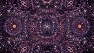 Картинка 3д графика fractal фракталы узор фон