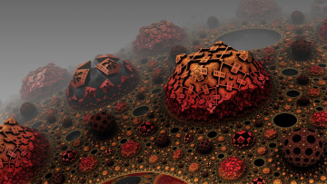 Картинка 3д графика fractal фракталы узор фон цвета