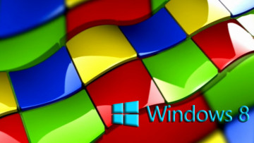 обоя компьютеры, windows, 8, логотип