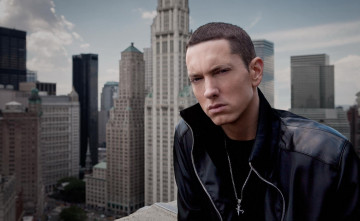 Картинка эминем музыка eminem балкон небоскребы куртка крест
