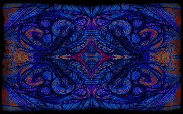 Картинка 3д графика fractal фракталы линии фон узор