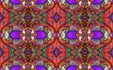 Картинка 3д графика fractal фракталы линии фон узор