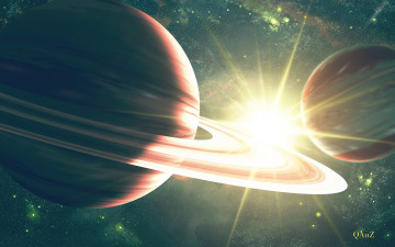 Картинка космос арт планеты