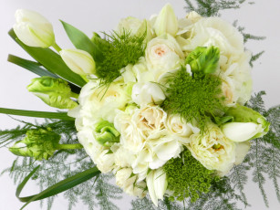 Картинка цветы букеты +композиции розы тюльпаны эустома букет