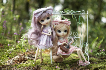 Картинка разное игрушки куклы