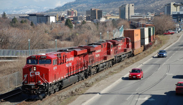 Картинка техника поезда железная дорога рельсы локомотив состав