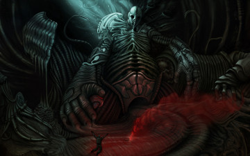 Картинка фэнтези существа пещера существо человек