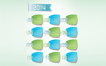 обоя календари, -другое, календарь, 2014