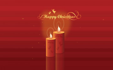 Картинка праздничные векторная+графика+ новый+год свечи