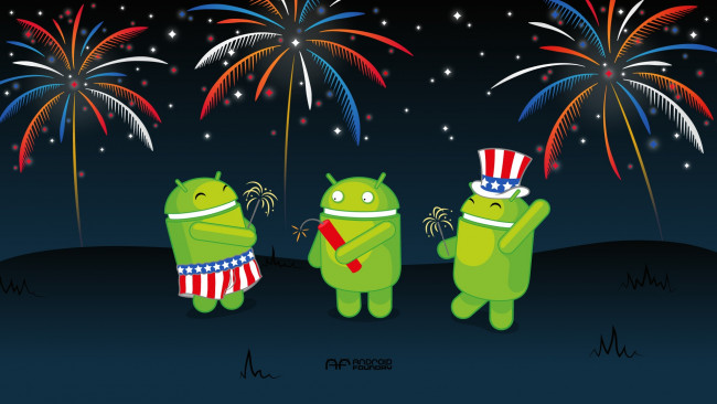 Обои картинки фото компьютеры, android, фон, логотип